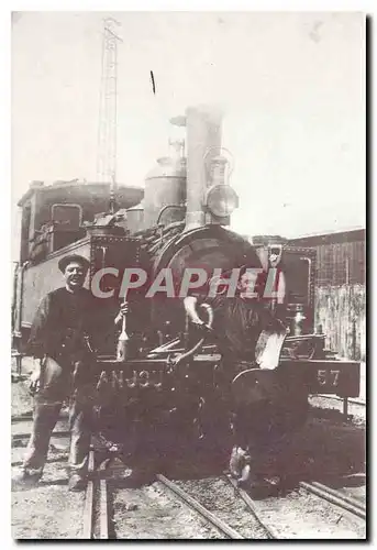 Cartes postales moderne Locomotive Blanc Misseron type 030