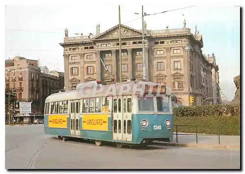 Cartes postales moderne Tram vies de Barcelona Cotxe 1240
