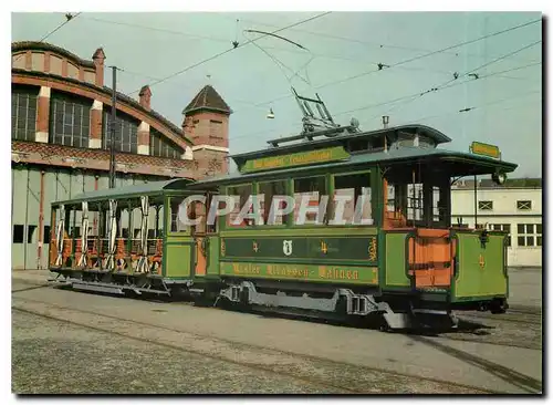 Cartes postales moderne Tram Be 2 2 4 B2 281 Depot Wiesenplatz