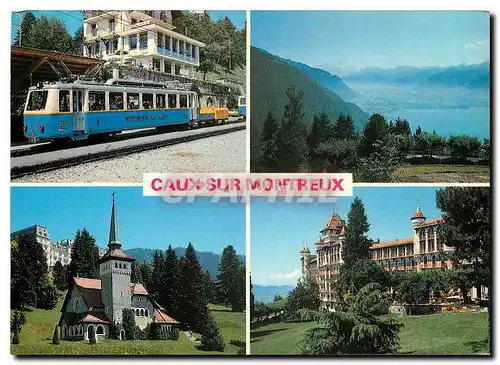 Cartes postales moderne Geneve Souvenir de Caux sur Montreux