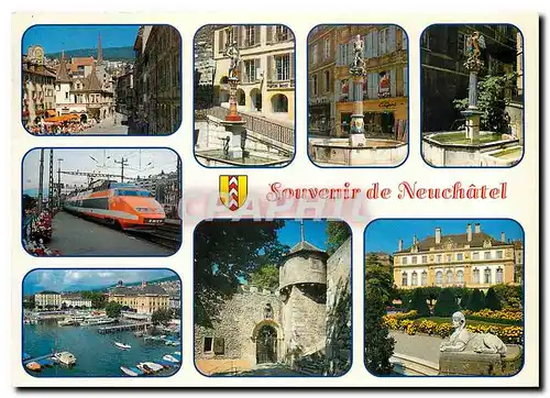 Cartes postales moderne Souvenir de Neuchatel