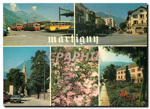 Moderne Karte Martigny Valais
