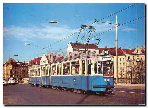 Cartes postales moderne Gesellscgaft fur Trambahngeschichte Doppelgelenktriebwagen 102 Typ P 1 65