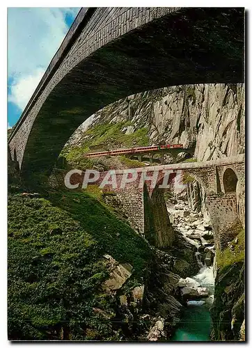 Cartes postales moderne Schollenen Schlucht