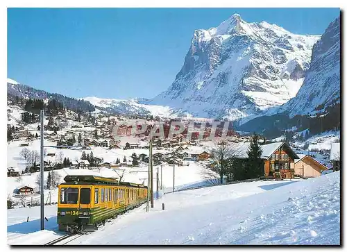 Moderne Karte Grindelwald WAB Wetterhorn