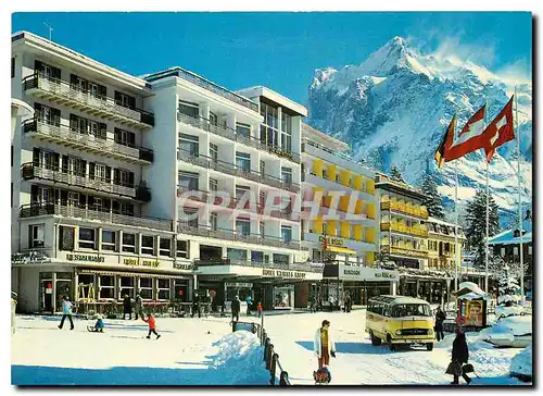 Cartes postales moderne Grindelwald Dorfstrasse Wetterhorn