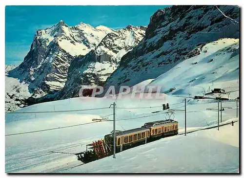 Moderne Karte WAB Grindelwald Kl Scheidegg Wetterhorn