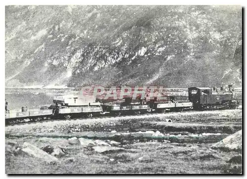 Cartes postales moderne Bauzug auf der Oberalppasshole