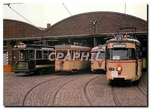 Cartes postales moderne Triebwagen 149 Molly Triebwagen 886 Triebwagen 447 Grossraumwagenzug 481 696