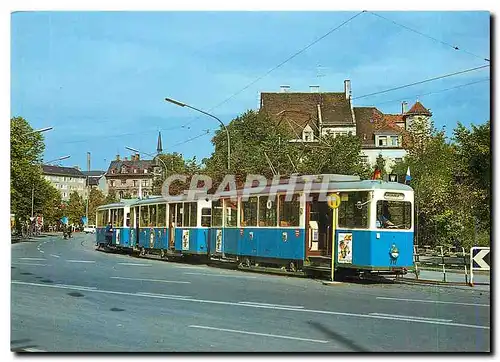 Cartes postales moderne Gesselschaft fur Trambahngeschichte Heidelberg Dreiwagenzug