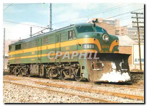 Cartes postales moderne Locomotora diesel electrica 318 011 4 Deposito de Leon