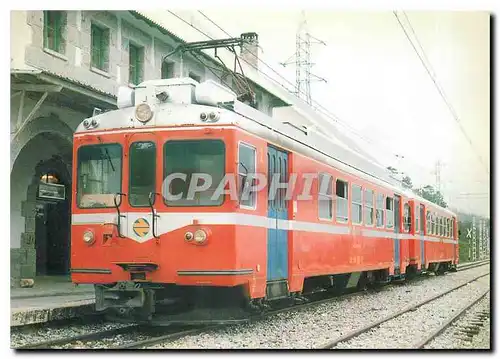 Moderne Karte Unidad electrica vie metrica FC Cercedilla Los Cotos Serie 442 001 al 006 Los Cotos