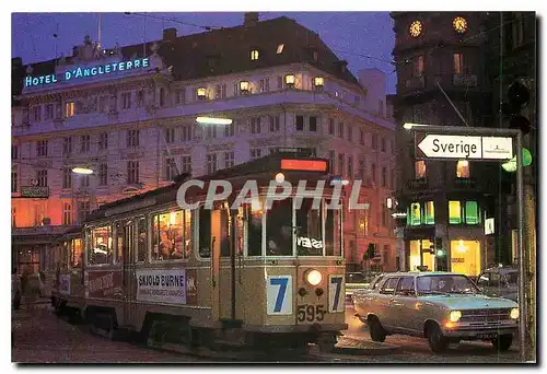 Cartes postales moderne Sporvejmuseet Skjoldenaesholm Motorvogn nr 595
