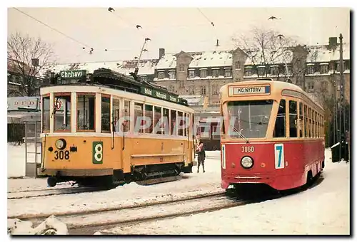 Cartes postales moderne Sporvejmuseet Skjoldenaesholm Motorvogn nr 308