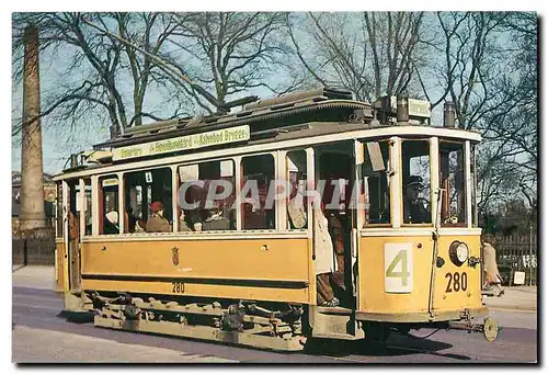 Cartes postales moderne Sporvejmuseet Skjoldenaesholm Motorvogn nr 280