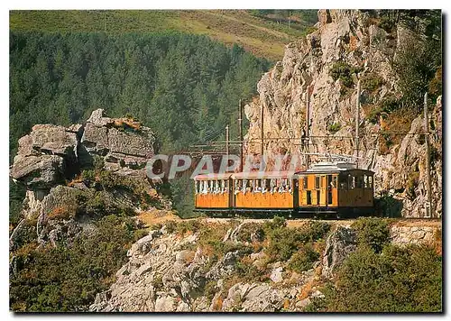 Moderne Karte Le petit train de la Rhune