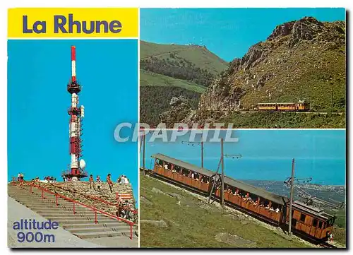 Cartes postales La Rhune The broadcasting Station and the rack railway