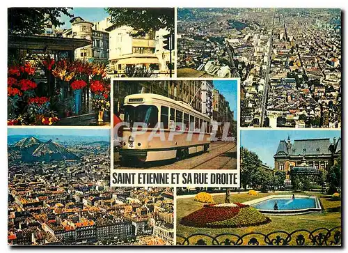 Cartes postales Saint Etienne De la Terrasse a Bellevue par la celebre rue Droite