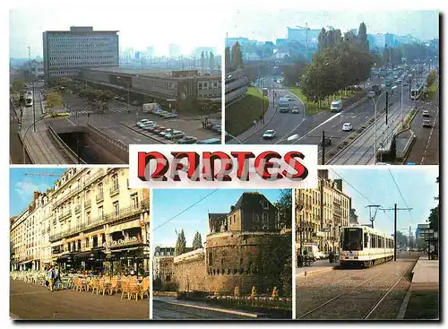 Cartes postales Nantes Loire Atlantique La gare Cours Kennedy Place du Commerce Le chateau des ducs Quai de la F