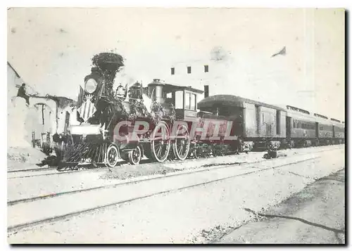 Cartes postales Centenari de l'Arribada del Ferrocarril a Villanova Locomotora Rogers Cuba i cotxes Harland