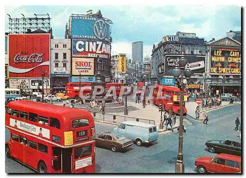Cartes postales Piccadilly Circus London Heart of London's West end entertainment world
