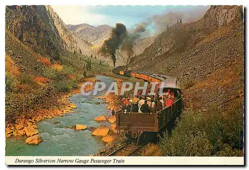 Moderne Karte Durango Silverton Narrow Gauge Passenger Train