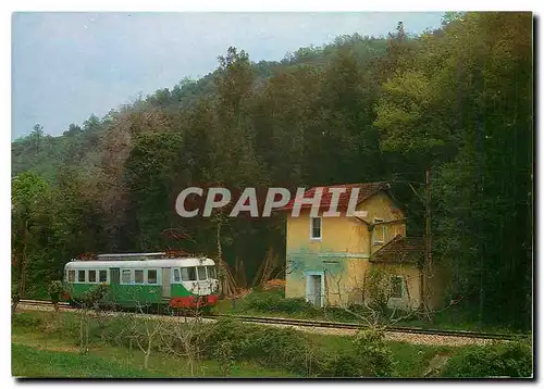 Cartes postales moderne Ferrovia Sangritana Crocetta Castel di Sangro