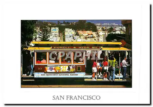 Moderne Karte San Francisco A ride on a Cable Car is enjoyable any time of day