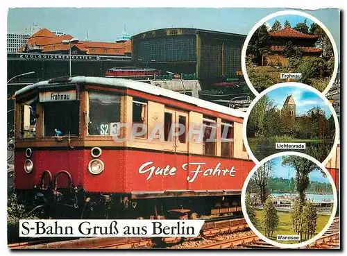 Cartes postales moderne S Bahn Gruss aus Berlin