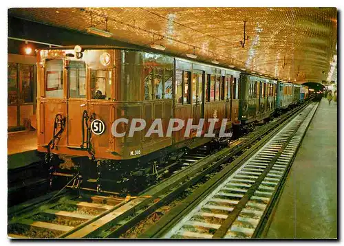 Cartes postales moderne Metropolotain de Paris Motrice Nord Sud