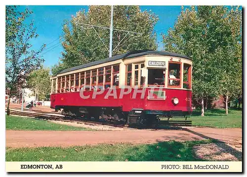 Moderne Karte Edmonton AB 42 1912 St Louis Streetcar