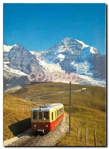 Cartes postales moderne Kleine Scheidegg Jungfraubahn Blick auf Monch