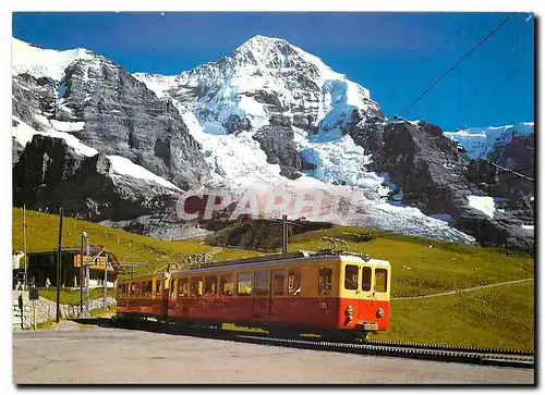 Cartes postales moderne Kleine Scheidegg Berner Oberland Jungfraubahn Blick auf Monch