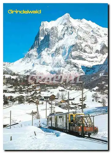 Moderne Karte Grindelwald Wetterhorn Switzerland