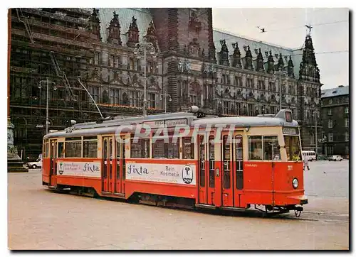 Cartes postales moderne HHA Tramcar V6E no 3611 at Rathausmarkt