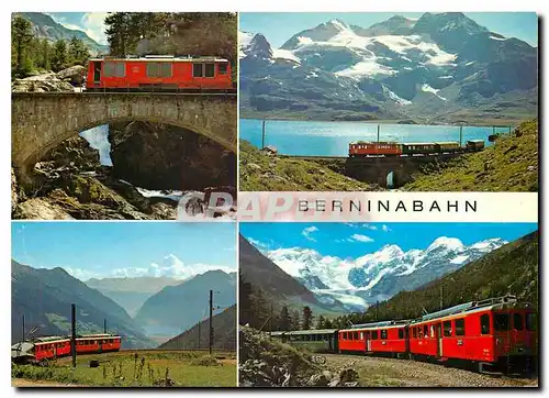 Cartes postales moderne Berninabahn Lago Bianco