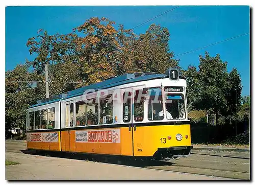 Cartes postales moderne SWU electric articulated motorcar GT 4 no 13