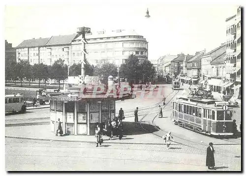 Cartes postales moderne Malmo Tidaholmsbus till vanster och sparvagn MSS typ F till hoger