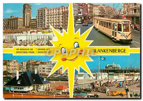 Cartes postales moderne Greetings from Blankenberge