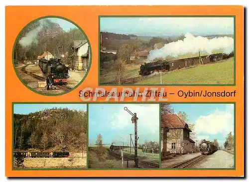 Cartes postales moderne Schnalspurbahn Zittau Oybin Jonsdorf Bahnhof Kurort Oybin