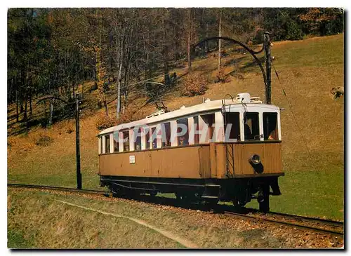 Moderne Karte Ritten Railway Oberbozen Klobenstein electric rail car no 2