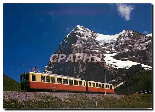 Cartes postales moderne Jungfraubahn mit Eiger