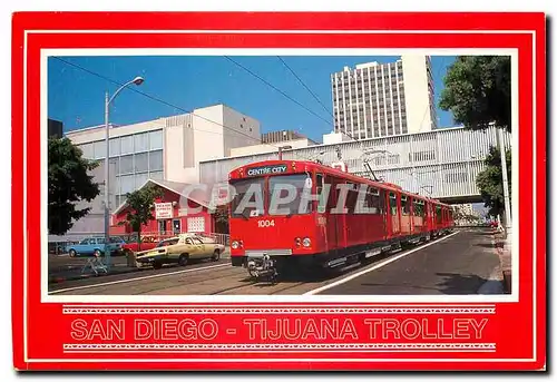 Cartes postales moderne San Diego Tijuana Trolley