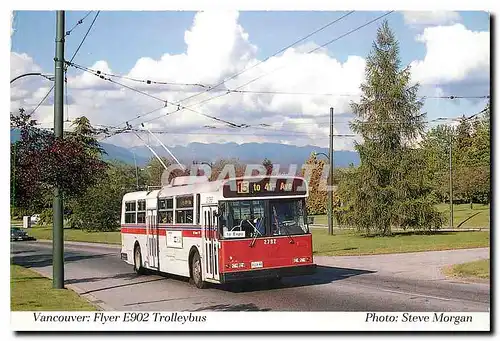 Cartes postales moderne Vancouver Flyer E902 Trolleybus on Camble Street at 29th Avenue