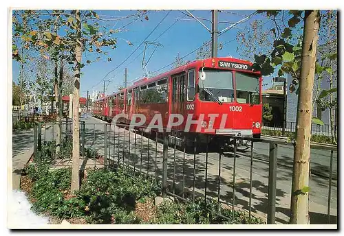 Cartes postales moderne San Diego California The trolley connects downtown to the International Mexican Border