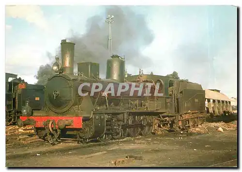 Cartes postales moderne Locomotora Vapor serie 080 2511 2540 Deposite de Tarragona