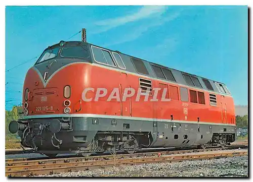 Cartes postales moderne Locomotive 221 125 8