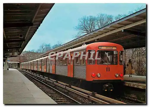 Cartes postales moderne Hamburger Hochbahn underground multiple unit DT3