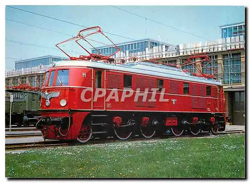 Moderne Karte Locomotive E 19 01 after restoration to original condition at munich freimann