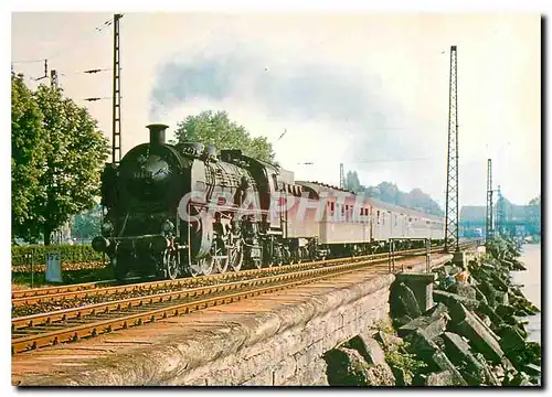Cartes postales moderne Locomotive 18 617 near Lindau in Lake Constance